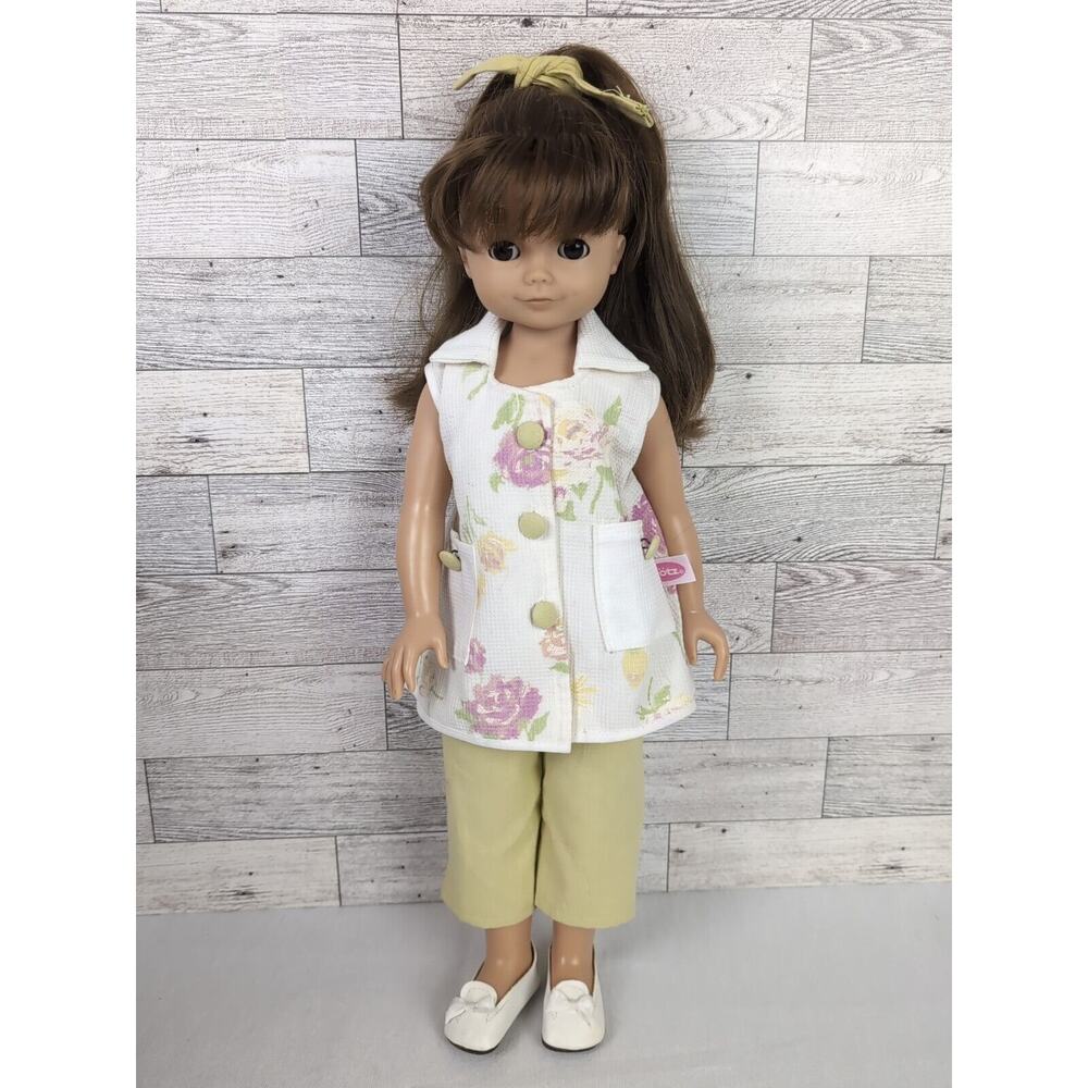 Gotz Puppe Doll 18" Prototype For American Girl Dolls Vinyl Body Rooted Hair EUC